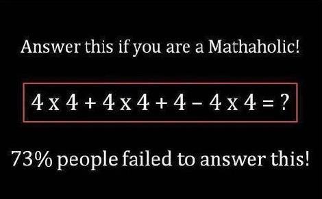 Solve This Simple Math Problem