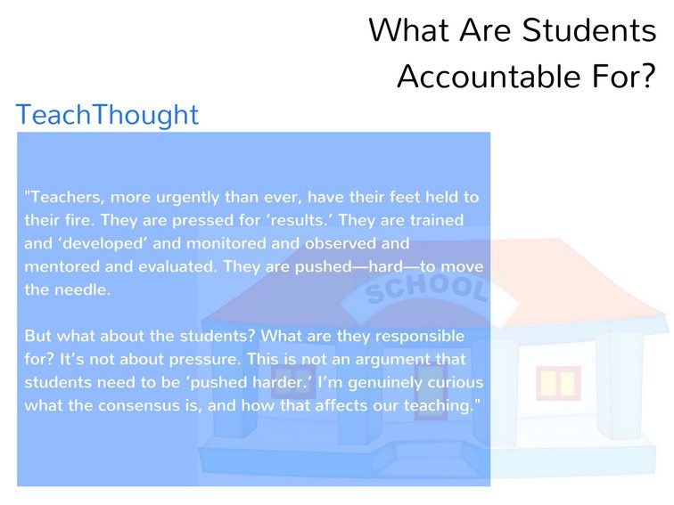 What Are Students Responsible For?
