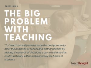 Is Great Teaching Sustainable? - By Terry Heick