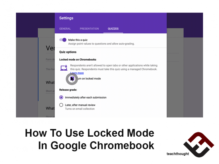 how to use locked mode in Google Chromebook