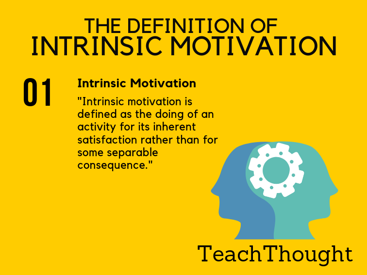 definition of extrinsic vs intrinsic motivation