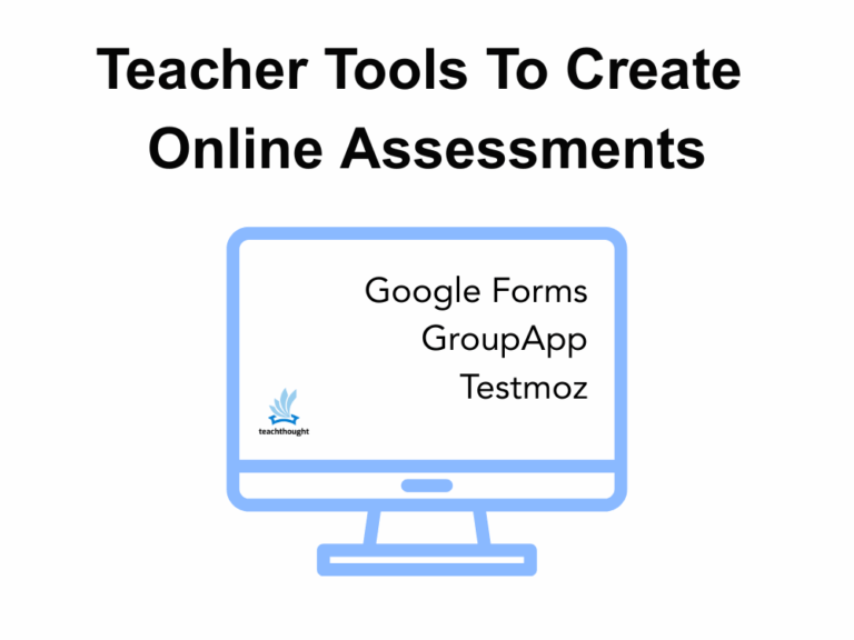 Teacher tools to create online assessments